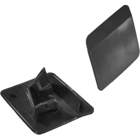 1 Paar, Farbe: Schwarz, Material: Kunststoff, Frontstoßstange, Scheinwerferwaschanlage, Düsenkappe 5111737 (1/4)