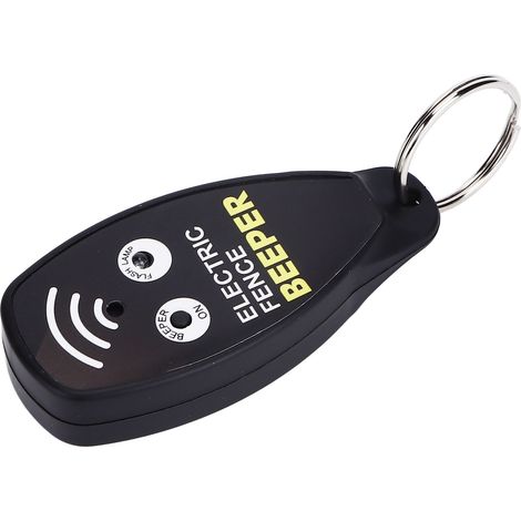 Testeur de tension de clôture électrique portable avec signal sonore et lumineux rouge pour l'agriculture et le jardinage (1/5)