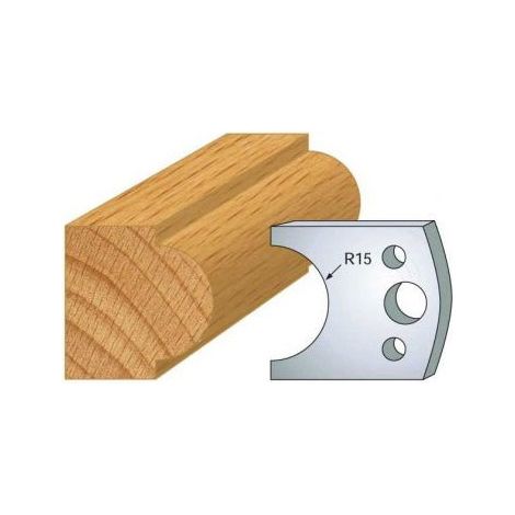 Leman - Jeu de 2 fers profilés acier Ht.40 mm N°066