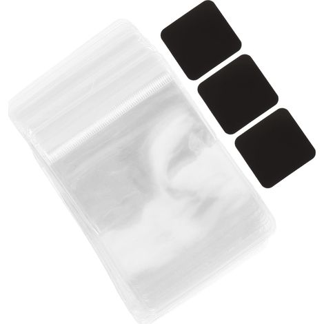 50ensembles Bijoux PVC Auto-scellants avec Cartes Anti-Tarnish Poches Transparentes pour Boucles Oreilles Bagues Et Colliers pour Rangement des Accessoires (1/5)