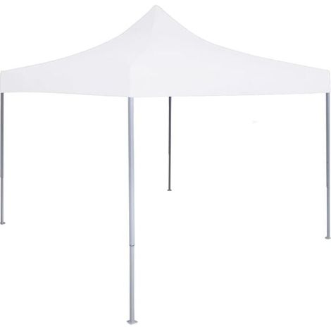 Tente pliante professionnelle 3x3 mètres, structure en acier blanc (1/5)