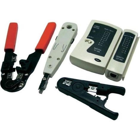 WZ0012 Network Tool Set - Crimping Tool - Cable Tester - Wire Stripper