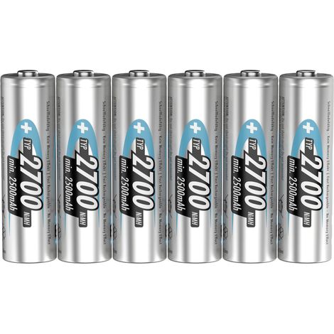 Ansmann 4+2 HR06 Mignon (AA)-Akku NiMH 2700 mAh 1.2 V 6 St. (1/4)