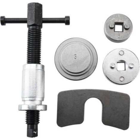 Outil universel pour rétracter le piston d’étrier de frein – Kit 5 pièces compatible avec véhicules Audi, VW, Golf, Polo, Transporter T4/T5 – Réparation de système de freinage (1/4)