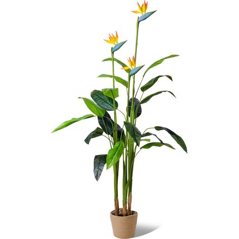 Bird of Paradise - Planta artificial en maceta H160 cm