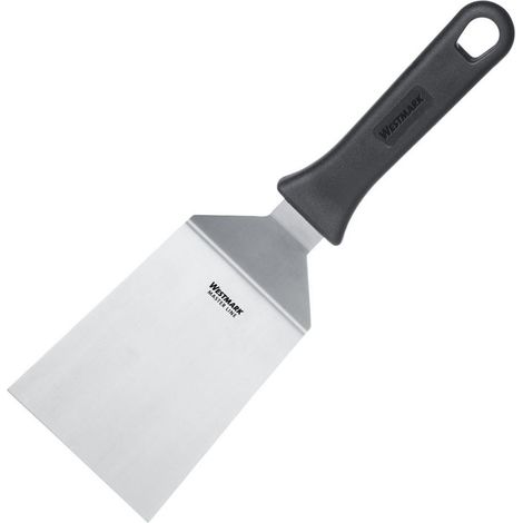 Spatule Westmark master line inox poignée noire trou suspendre