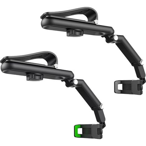 Supporto multifunzionale per telefono da auto, con visiera parasole girevole e supporto universale per montaggio domestico. (1/4)