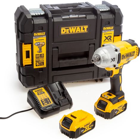 Dewalt – Boulonneuse à chocs 18V 5Ah – Couple 950 Nm – 2400 impacts/min – 3 modes de vitesse – Coffret TSTAK – Pour béton et métal