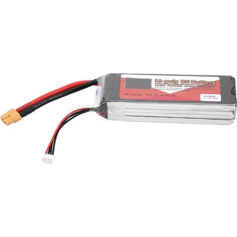 Batterie LiPo Rechargeable 3S 11.1V 3500mAh 60C avec Connecteur XT60 pour Modélisme RC (1/5)