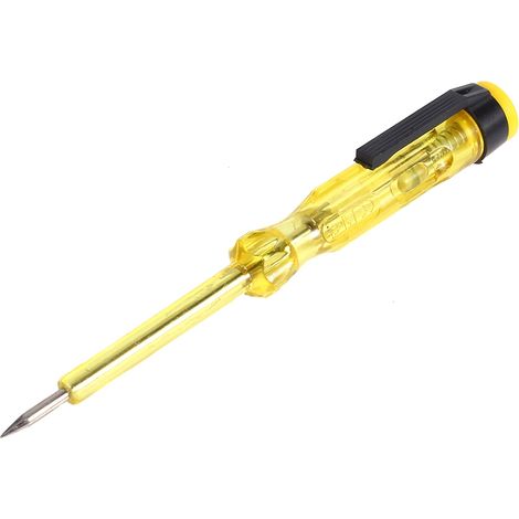 Testeur de circuit automobile CC 6V 12V 24V, stylo testeur de tension pour ampoule, crayon jaune (1/5)