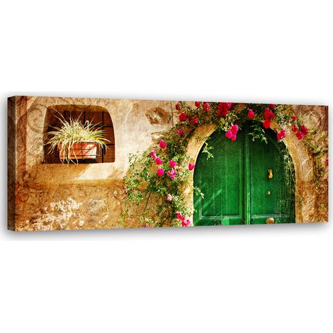 Tableau sur toile Vieilles portes Architecture 90x30 (1/5)