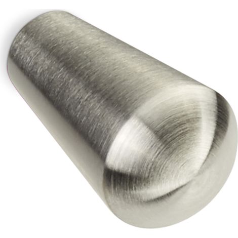 SO-TECH - Bouton de meuble EK07 Gris II - Ø25 mm - Hauteur 35 mm - Inox brossé - Pour cuisine, armoire, commode, tiroir (1/4)