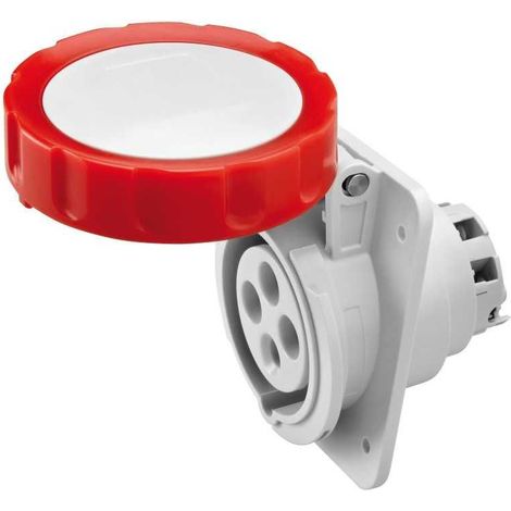 GEWISS GW62231H - Presa Fissa Inclinata 10° HP IP67 3P+T 16A 400V 6H