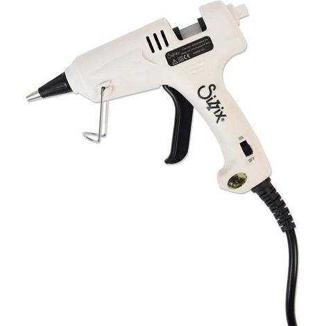 Accessoire - Sizzix - 662301 - Pistolet à Colle - Adaptateur UE - Plastique Blanc - 20,8 x 13,9 x 5 cm