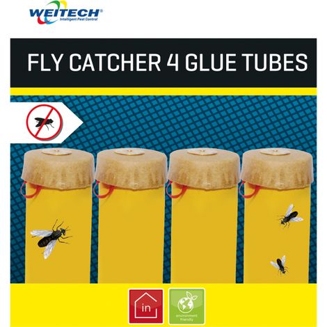 WEITECH Pack 2x Glue Tubes Elimine mouches et moucherons (1/5)