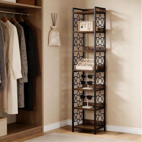 Mueble esquina con 7 baldas MDF metal OKMYHOME (1/5)