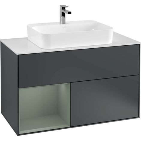 Villeroy & Boch G361GMHG meuble sous-lavabo Finion G36 (1/2)