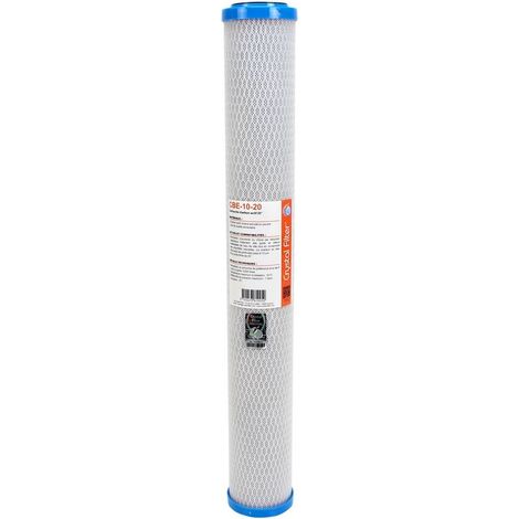 [MAI UTILIZZATO]Cartuccia di carbone attivo CBE-10-20 20" - 10µm (1/4)