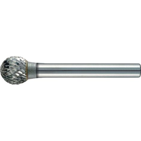 TECWERK Frässtift KUD D.3mm Kopf-L.2,5mm Schaft-D.3mm HM Verz.Normal,fein TECWERK