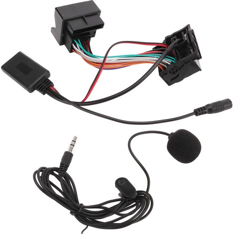 Adaptateur Bluetooth 5.0 Audio Sans Fil avec Câble Aux et Micro Intégré pour Autoradio Ford Focus Mondeo Fiesta Fusion 6000CD (1/5)