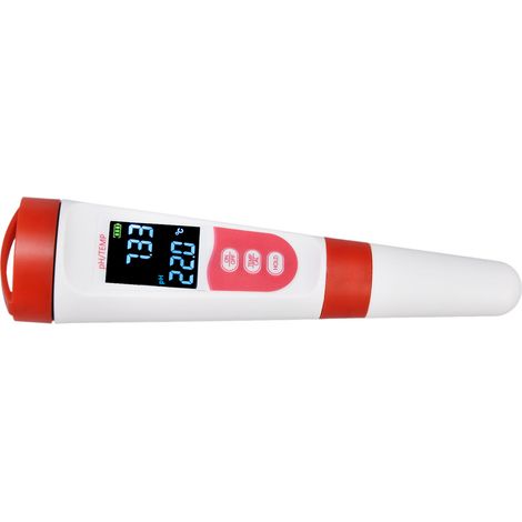 pH-Tester, robustes LCD-Display, präzise Messung, langlebiges Material, Wasserqualitätsmessgerät (1/5)