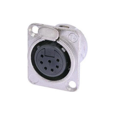 Base XLR Hembra 7Pin Tipo D NC7FDL-1