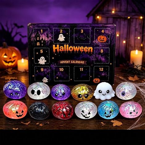 Calendrier de l'Avent Halloween 12 Jours avec 12 Figurines (1/5)