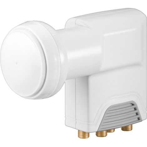 Goobay 67271 convertidor low noise block (lnb) Gris, Blanco