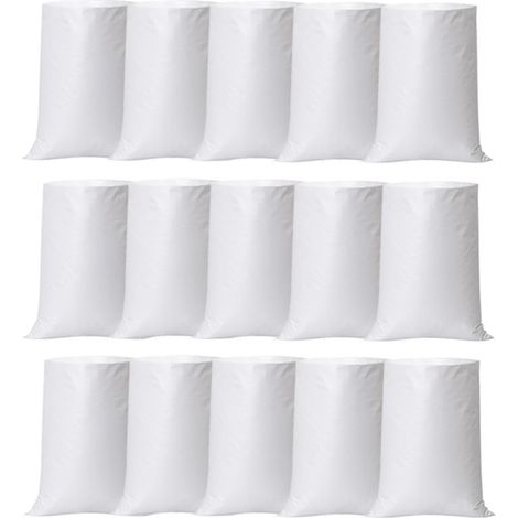 15 Pièces Sacs à Gravats, Sac Gravats Resistant 75L, Sable Terre Gravier Chantier Jardinage Sac pour le Transport 60x100cm- Résistant et Réutilisab (1/5)