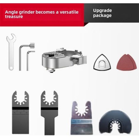 Tête de conversion universelle pour meuleuse d'angle, accessoire pour outil électrique multifonction (Kit de mise à niveau [420 g]) (1/5)