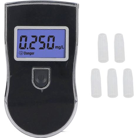 Éthylotest professionnel, précis et portable avec écran LCD bleu numérique (1/4)