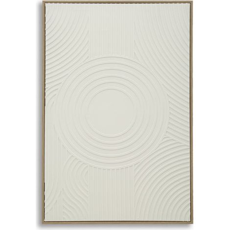 Tableau Peinture "Simplicity I" 80x120cm Écru