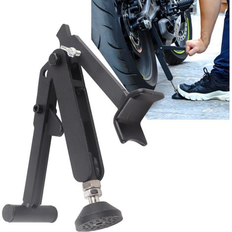 Support de béquille latérale réglable pour moto, outil de réparation pour motos tout-terrain, support de bras oscillant pour roue arrière