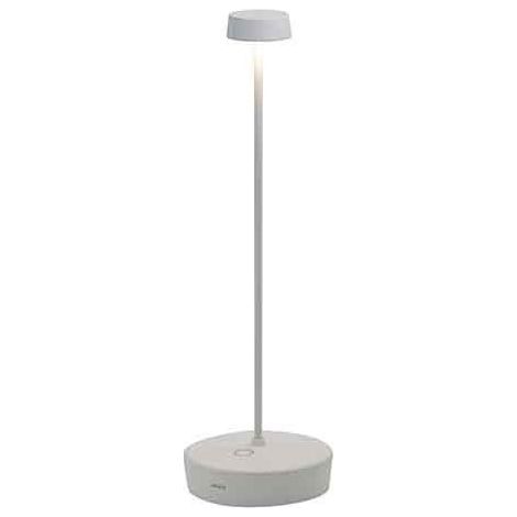 Zafferano Lampada a led da tavolo Swap Pro Bianco ricaricabile e dimmerabile 2200-2700-3000K - 9h massima potenza