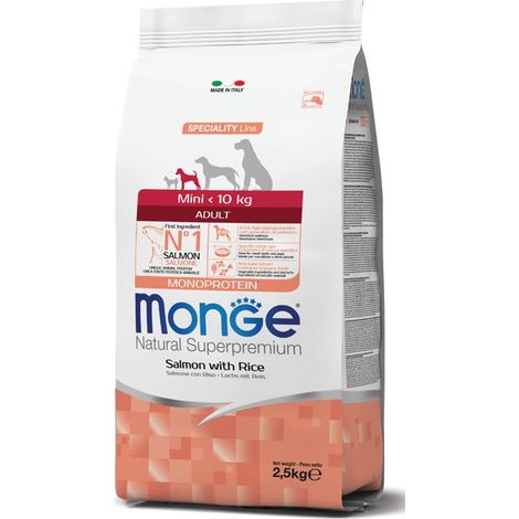 Saumon miniature Monge Speciality Line avec riz 2,5 kg (1/4)