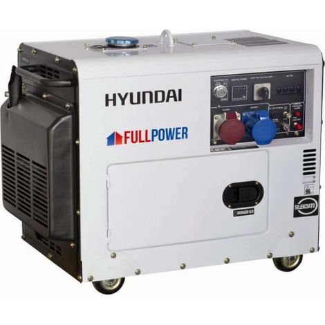 GENERATORE GRUPPO DI CORRENTE DIESEL 6Kw SILENZIATO 456CC HYUNDAI (1/3)