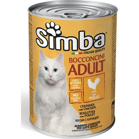 BOCCONCINI PER GATTI 'SIMBA' pollo - gr 415- 24 pezzi  - MONGE