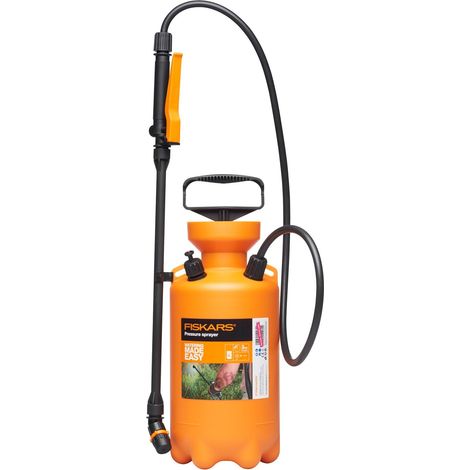 Fiskars Drucksprühgerät 5L orange mit Schultergurt (1/4)