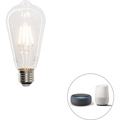 LUEDD Lampadina LED intelligente E27 ST64 4,5W 470lm 1800-4000K (1/4)
