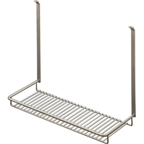 Etagère simple - Décor : Chromé - Finition : Satiné - Largeur : 440 mm - Hauteur : 300 mm - Profondeur : 180 mm - Matériau : Acier - MENAGE&CONFORT