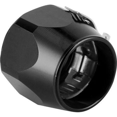 Collier de serrage raccord finition tuyau carburant huile diesel gaz air eau 10AN alliage aluminium noir (1/5)