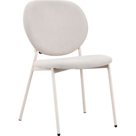 Selsey Broctalm – Silla tapizada con chenilla hidrofóbica, beige claro