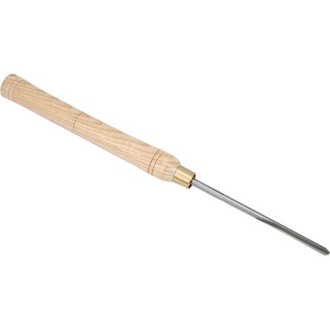 Ciseau à bois HSS pour tour à bois, lame intérieure arquée de 8 mm (0,3 po), manche en bois (1/5)