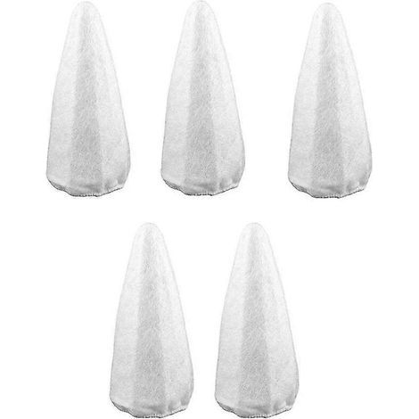 Lot de 5 filtres de rechange en coton pour aspirateur de piscine portable rechargeable (1/5)