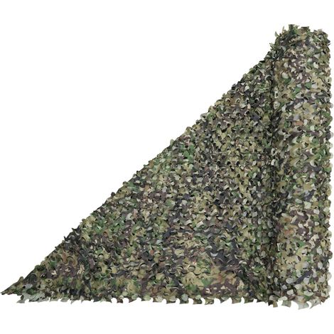 Filet de Camouflage Militaire Grande Taille pour Chasse, Ombrage, Camouflage Décoration, Parasol, Terrasse Protection Solaire (1/5)