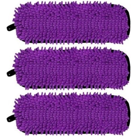 Lot de 3 tampons de rechange réutilisables compatibles avec Swiffer PowerMop, tampons en microfibre pour balai pulvérisateur Swiffer 15', tampons PowerMop lavables utilisés pour les pl (1/5)