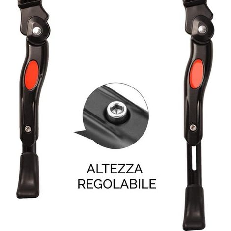 CAVALLETTO REGOLABILE IN ALLUMINIO SUPPORTO BICI Ecovelo (1/5)