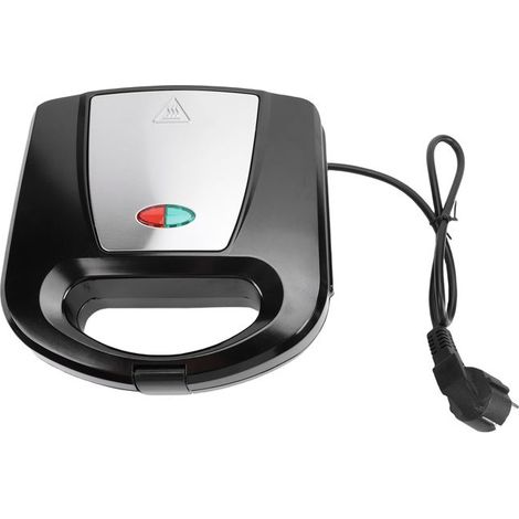 BelleRise - Grill pain sandwich – Compact noir – Rapide 3 min – Petit déjeuner (1/5)