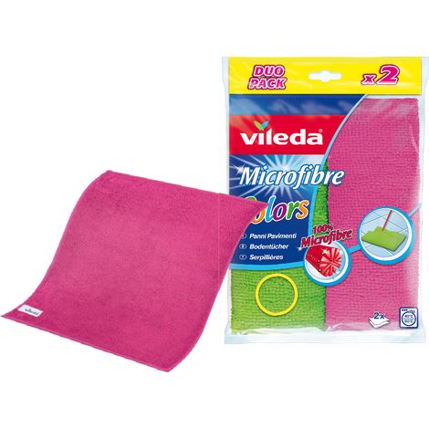 Vileda PANNO PAVIMENTI MICROFIBRE COLORS PZ. 2 cm. 40x50 12.00 confezioni