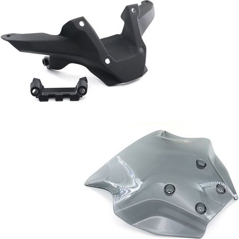 Accessori per la modifica della moto MT-09 SP 2024, deflettore parabrezza, nero e grigio. (1/3)